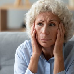older woman concerned dementia and alzheimer's disease risk