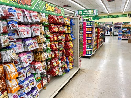 snack zone at Dollar Tree store