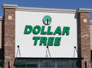 exterior of a dollar tree store