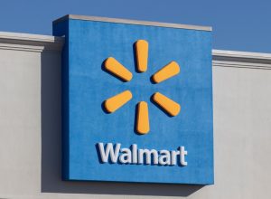 exterior sign at a Walmart retail location