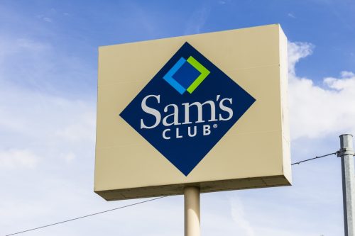 sam's club free standing sign