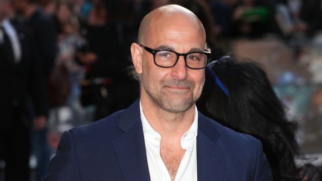 stanley tucci looking extremely sexy in glasses and a jacket