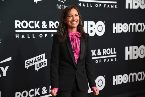 Susanna Hoffs at the 36th Annual Rock & Roll Hall of Fame Induction Ceremony in 2021