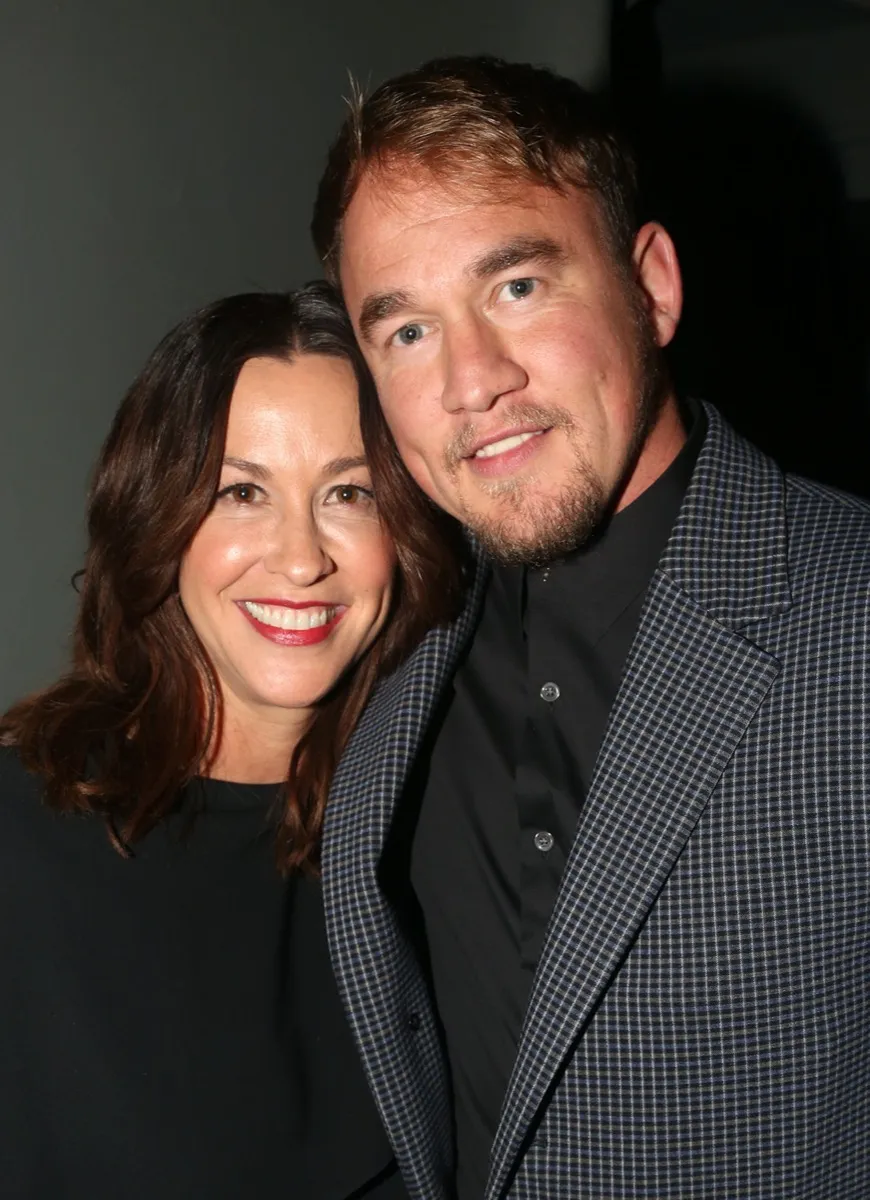 Alanis Morissette and Mario "Souleye" Treadway in 2019