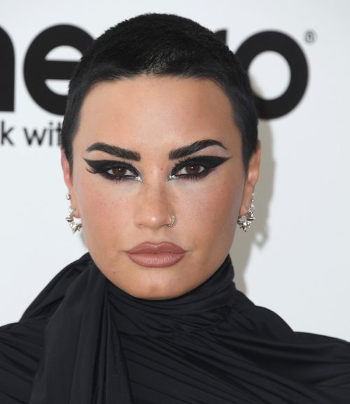 Demi Lovato at Elton John AIDS Foundation's 30th Annual Academy Awards Viewing Party in 2022