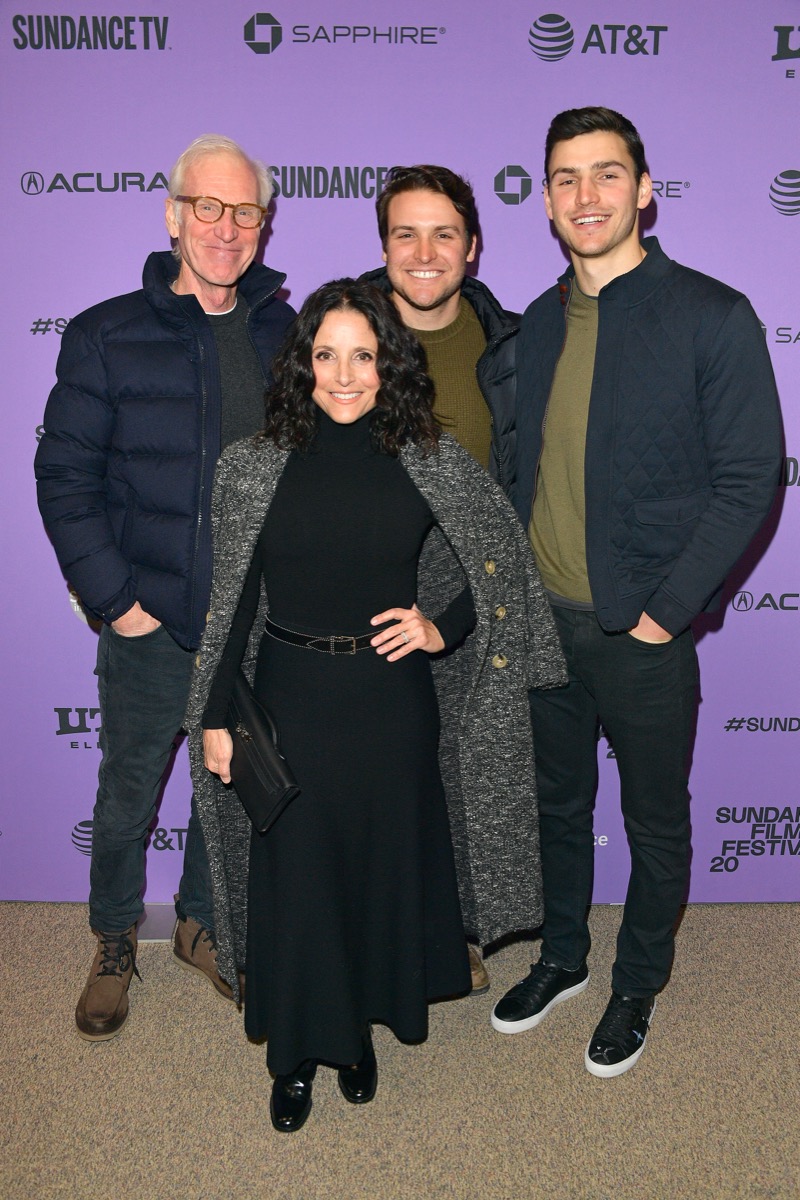 Julia Louis-Dreyfus and family