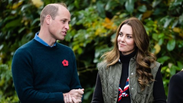 Prince William and Kate Middleton in 2021