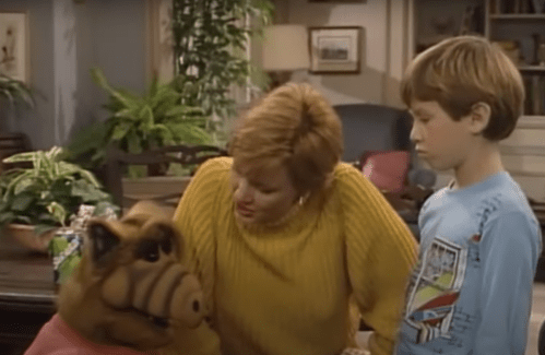 Anne Schedeen and Benji Gregory on "ALF"