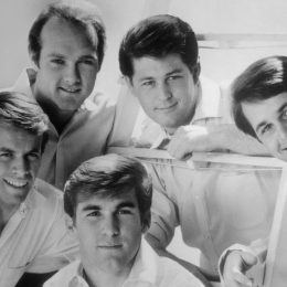The Beach Boys' Al Jardine, Mike Love, Brian Wilson, Dennis Wilson, and Carl Wilson circa early 1960s