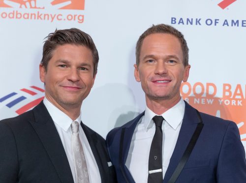 David Burtka and Neil Patrick Harris at Food Bank for New York City Can-Do Awards in 2019