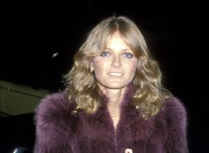 Cheryl Tiegs at Steve Rubell's birthday party hosted by Halston in 1978