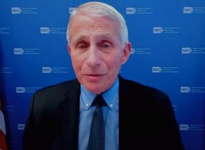 Anthony Fauci at the May 18 White House press briefing