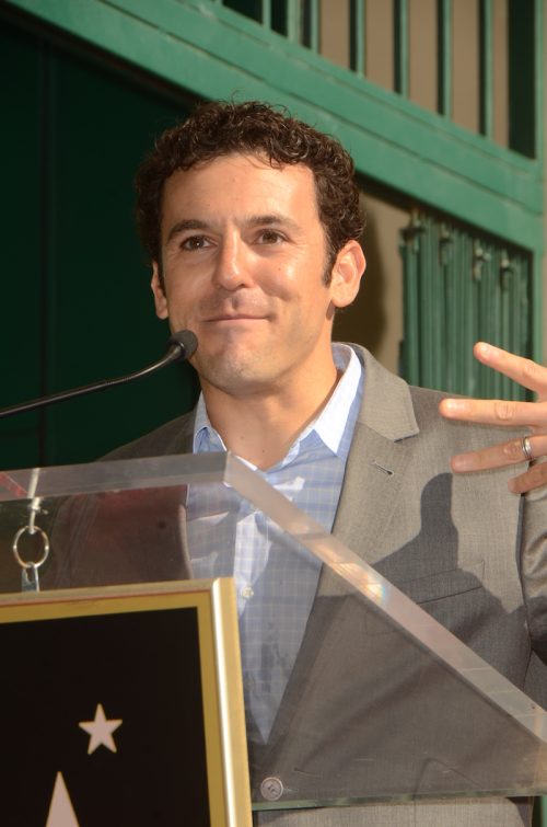Fred Savage at Rob Lowe's Hollywood Walk of Fame Star ceremony in 2015