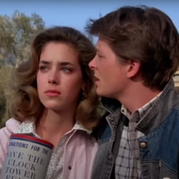 Claudia Wells and Michael J. Fox in "Back to the Future"
