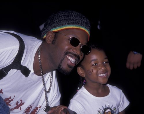 Kadeem and Sophia Hardison at the premiere of "Dr. Dolittle 2" in 2001