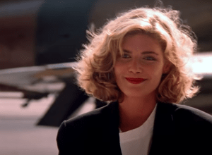 Kelly McGillis in "Top Gun"