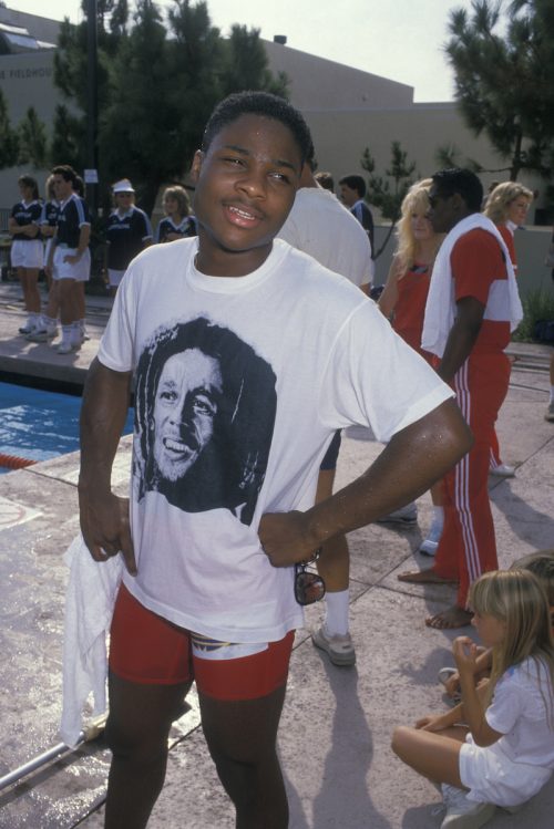 Malcolm-Jamal Warner at "Battle of the Network Stars" in 1988