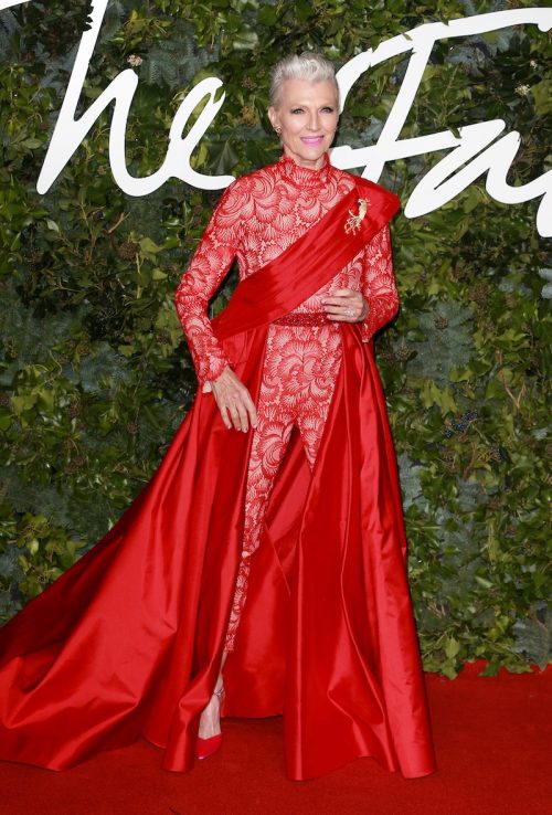 Maye Musk at The Fashion Awards 2021