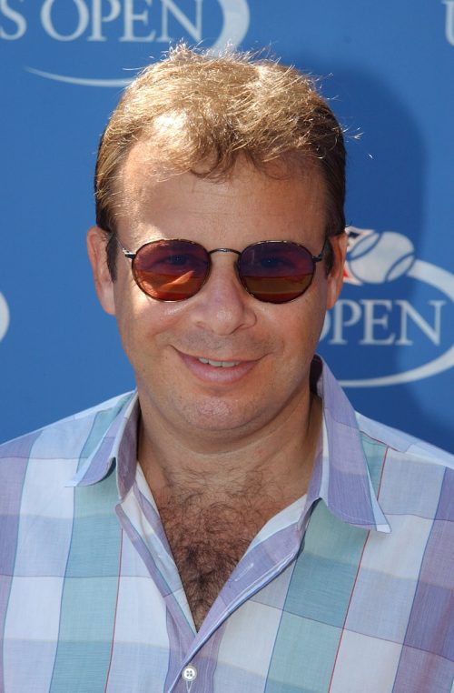 Rick Moranis at the US Open celebrity Men's singles finals "Buzz" party in 2002
