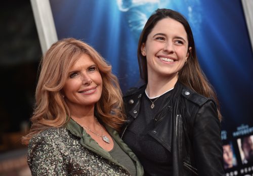 Roma Downey and Reilly Anspaugh at the premiere of 