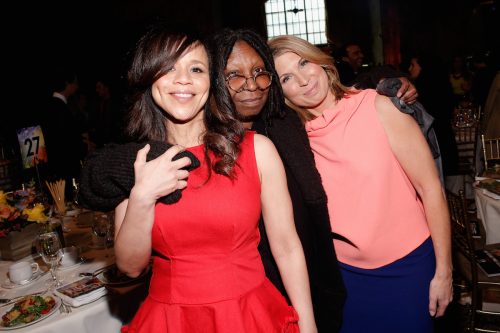 Rosie Perez, Whoopi Goldberg, and Nicolle Wallace at Variety's Power of Women New York in 2015