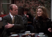 Kelsey Grammer and Peri Gilpin on "Fraiser"