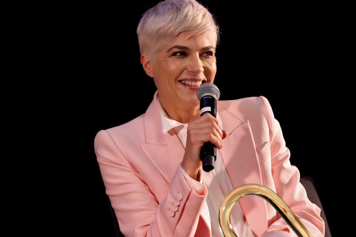 Selma Blair onstage at a screening of "Introducing, Selma Blair" in 2021