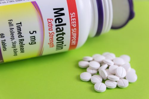 Pile of Melatonin Pills
