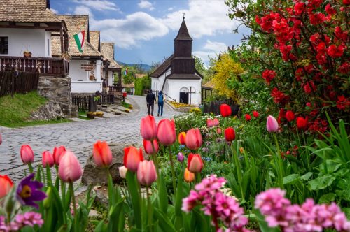 kleines Dorf in Ungarn