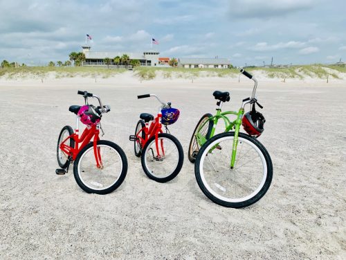 Biciclete pe insula Amelia din Florida