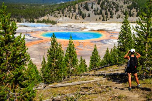 Marele izvor prismatic din Parcul Național Yellowstone