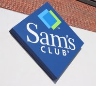 sam's club sign on building