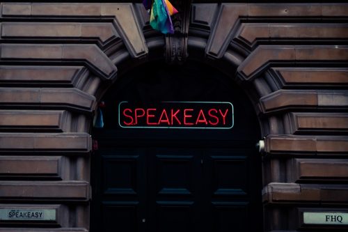 Speakeasy neon sign