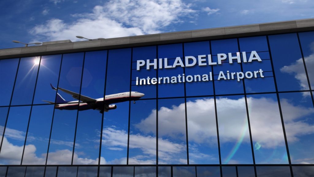 exterior of philadelphia international airport
