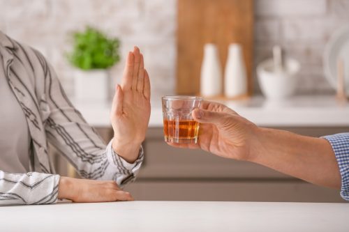 Person Refusing Alcohol