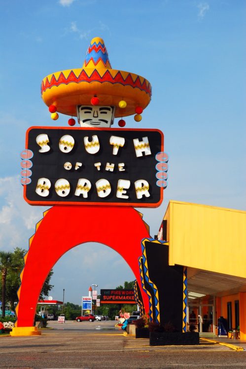 South of the Border Sign