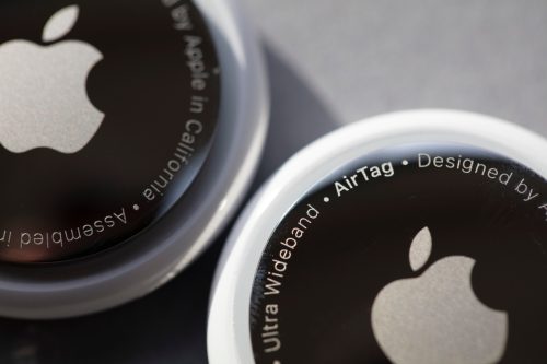 Apple-Airtags-Nahaufnahme