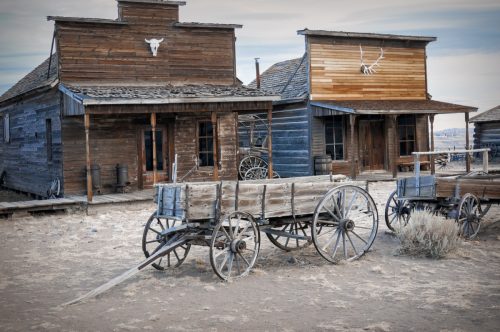 Old Tail town in Wyoming