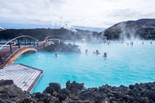 Geothermisches Spa Blue Lagoon in Island
