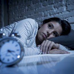 Woman Dealing with Insomnia