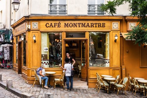 Montmartre-Café in Paris
