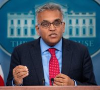 Dr. Ashish Jha, White House Coronavirus Response Coordinator, speaks during a press briefing in the James S Brady Press Briefing Room at the White House in Washington, DC, on April 26, 2022.
