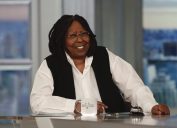 Whoopi Goldberg hosting "The View" in April 2022