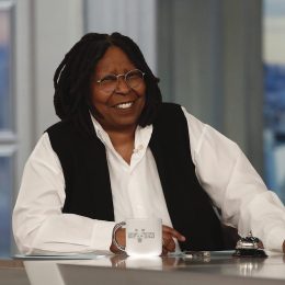 Whoopi Goldberg hosting "The View" in April 2022