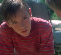 Wil Wheaton in "Stand by Me"