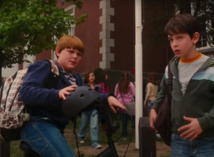 Robert Capron and Zachary Gordon in "Diary of a Wimpy Kid"
