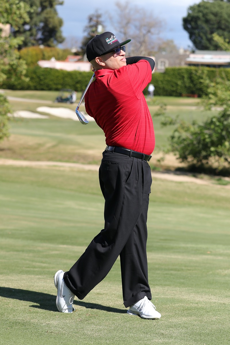 Darryl M. Bell golfing in 2022