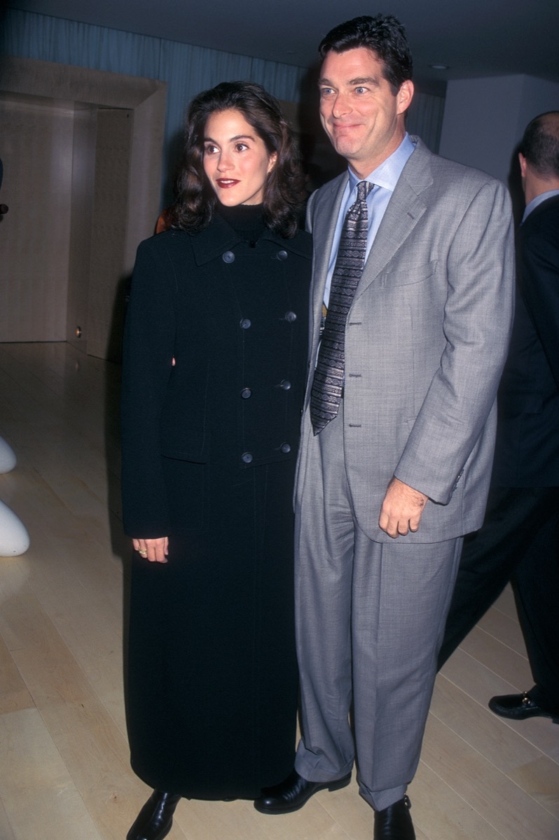 Jamie Gertz und Tony Ressler im Jahr 1996