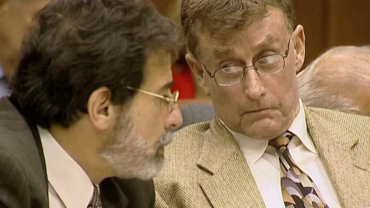 David Rudolf and Michael Peterson in The Staircase