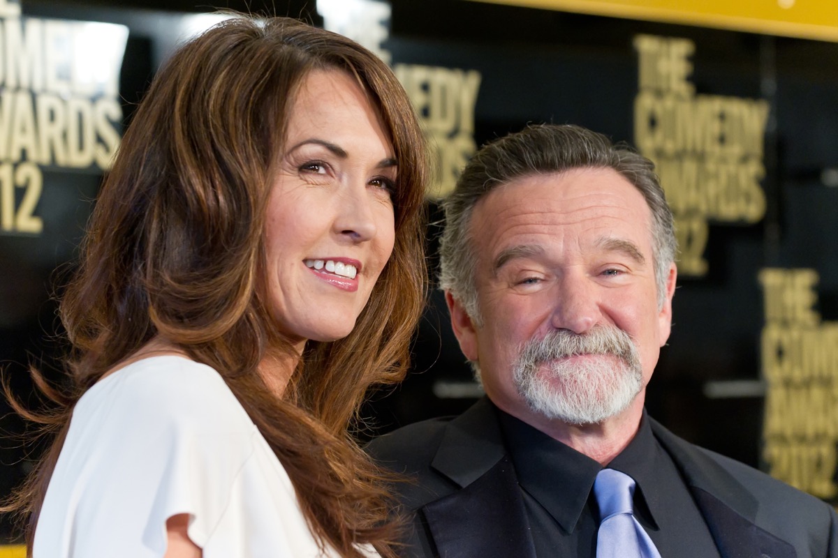 Robin Williams and his wife